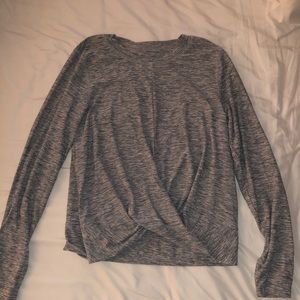 Old Navy Relaxed Breathe ON Twist-Hem Top